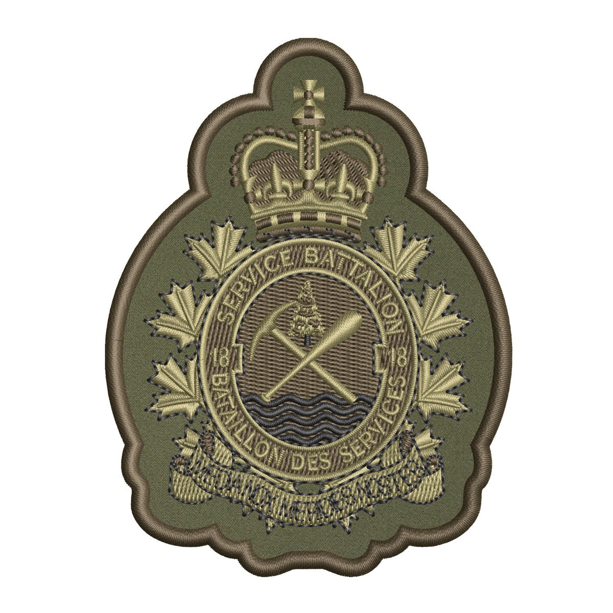 Military Crests: Service Battalion Badges