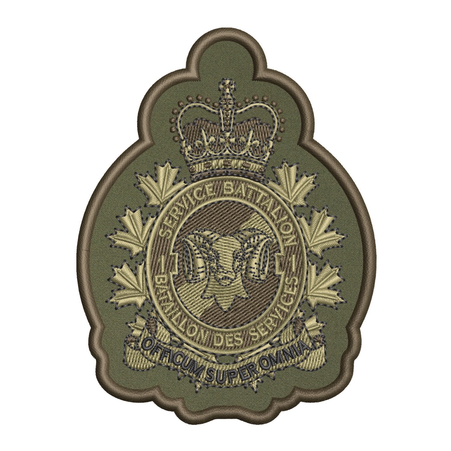 Military Crests: Service Battalion Badges