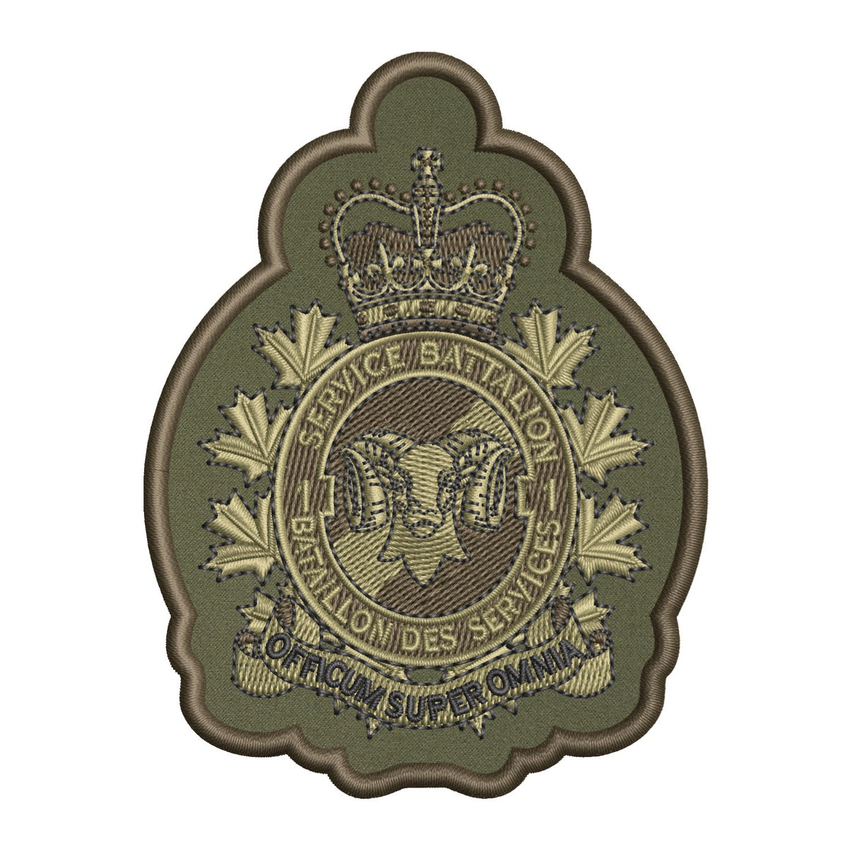 Military Crests: Service Battalion Badges