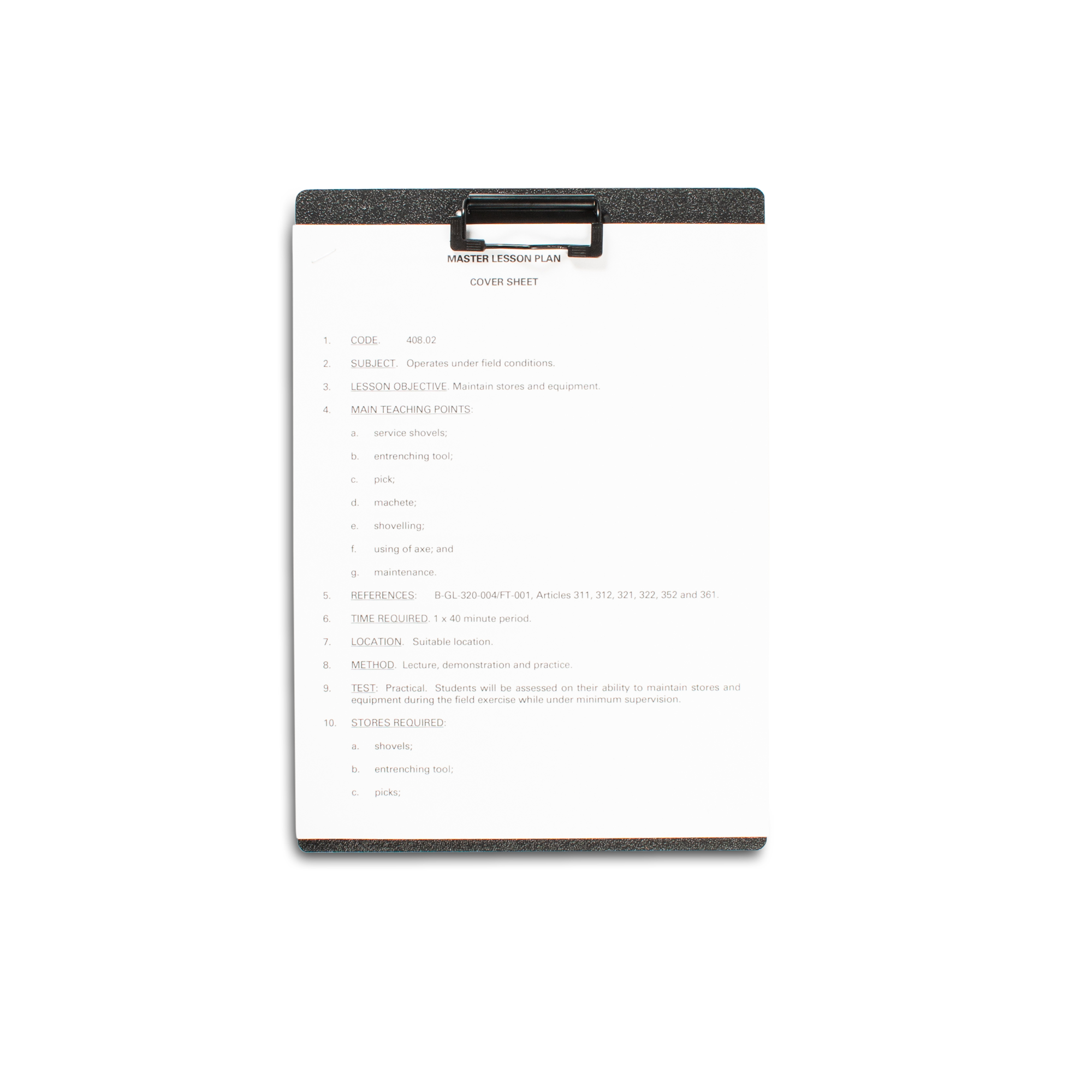 Mini Clipboard (For steno size paper)