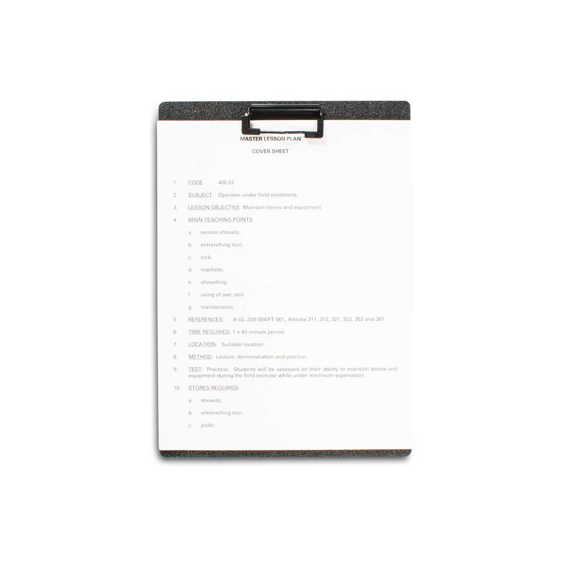 Mini Clipboard (For steno size paper)