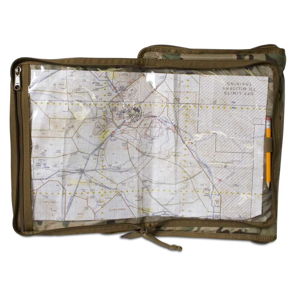 Tactical Admin Notebook Cover System WITH Map Case