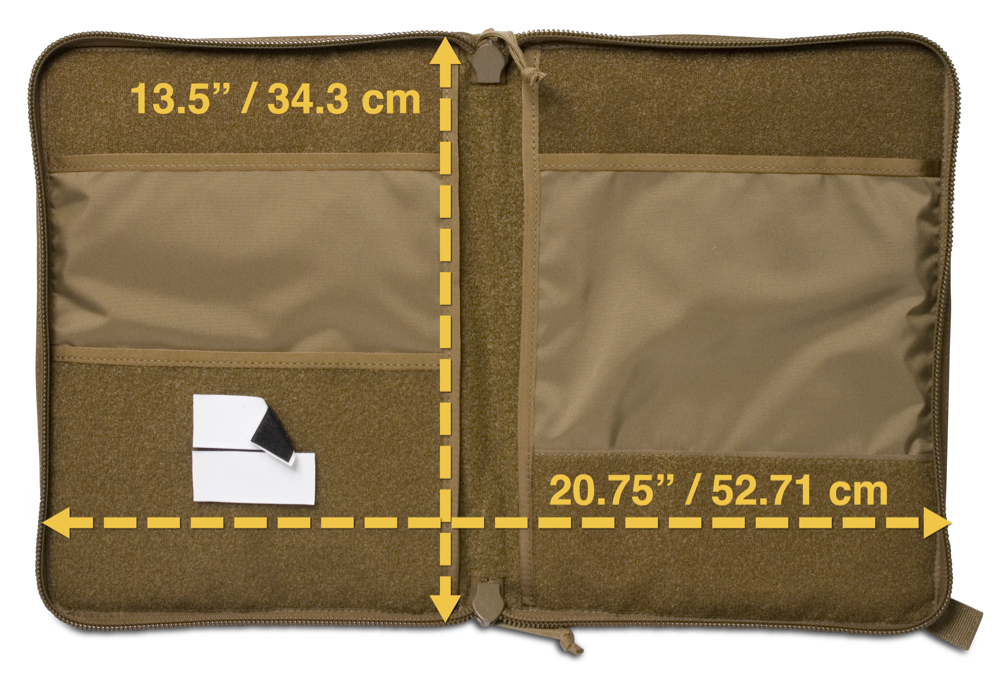Tactical Admin Notebook Cover System WITH Map Case