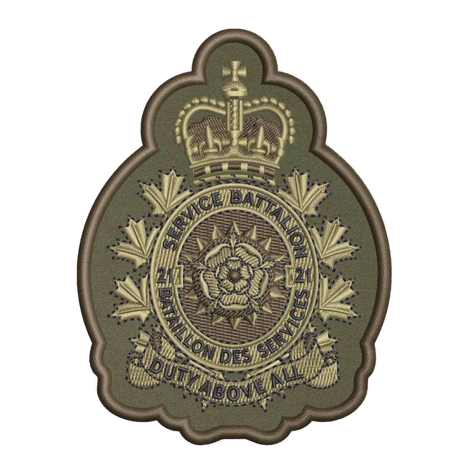 Military Crests: Service Battalion Badges