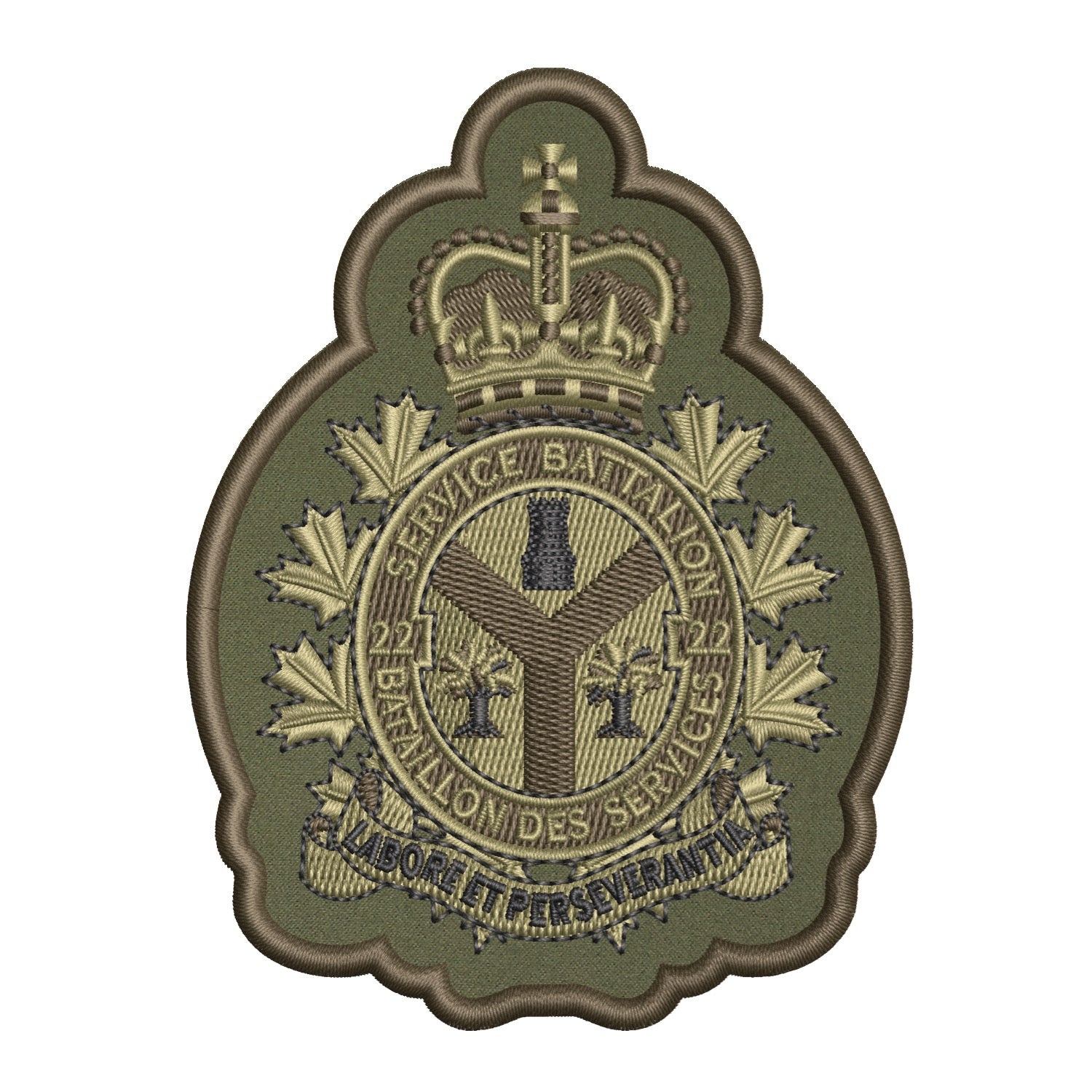 Military Crests: Service Battalion Badges