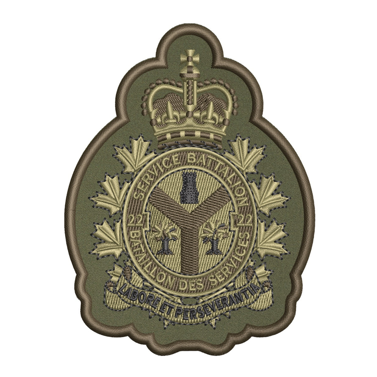 Military Crests: Service Battalion Badges
