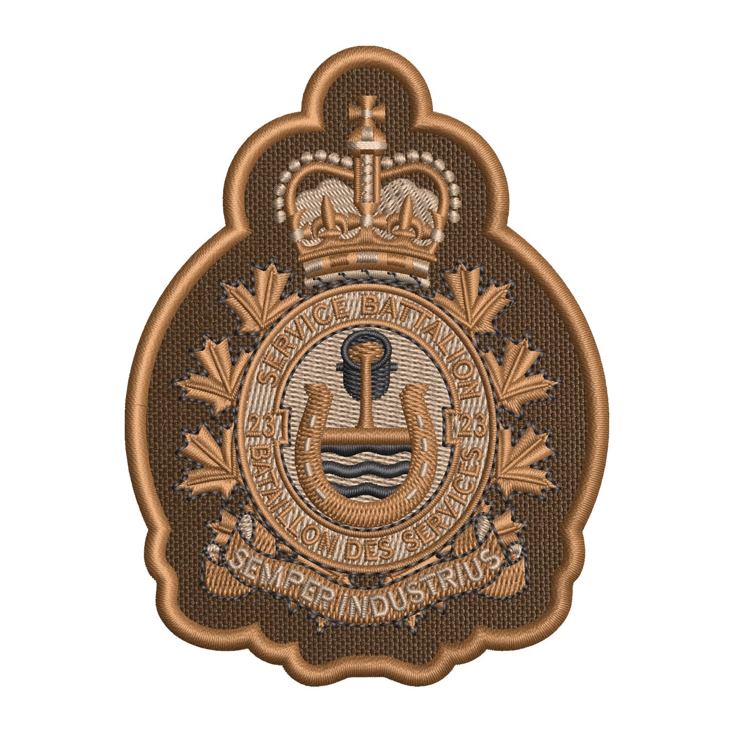 Military Crests: Service Battalion Badges