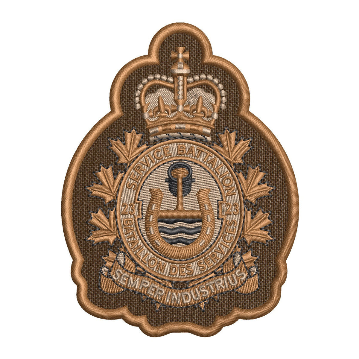 Military Crests: Service Battalion Badges