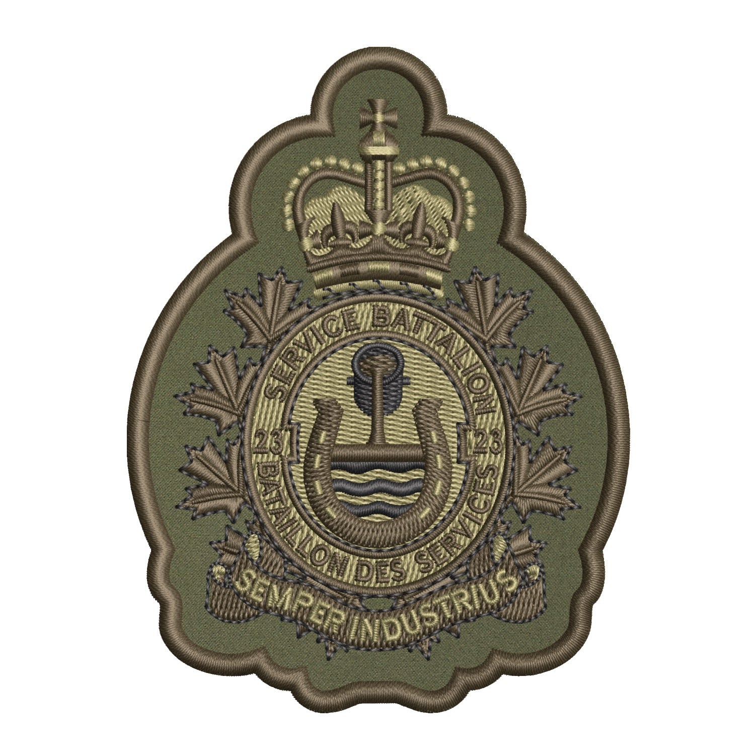 Military Crests: Service Battalion Badges