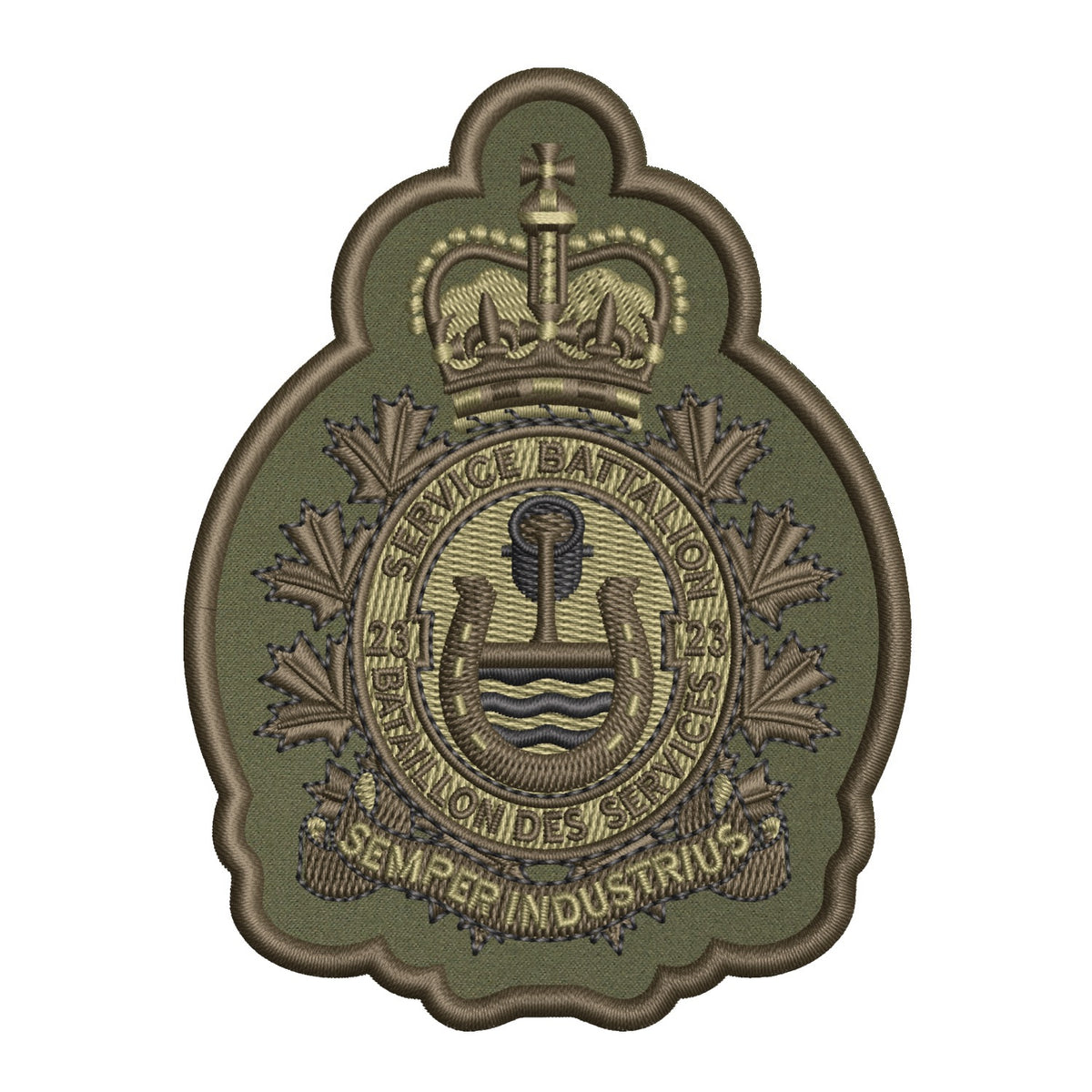 Military Crests: Service Battalion Badges