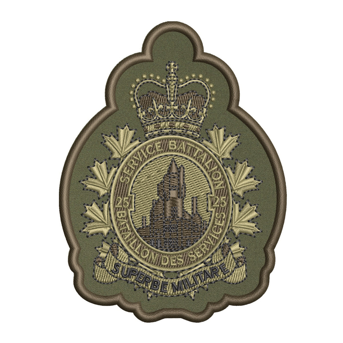 Military Crests: Service Battalion Badges
