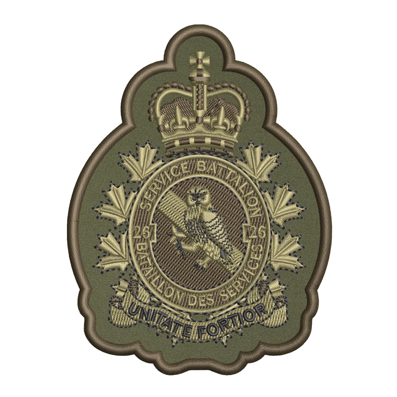 Military Crests: Service Battalion Badges