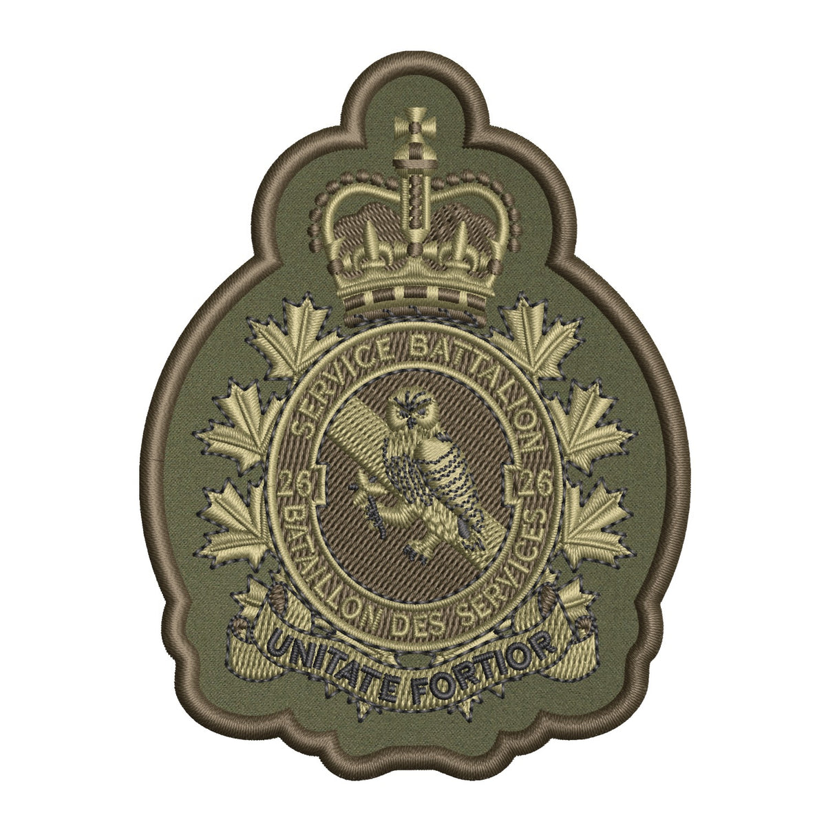 Military Crests: Service Battalion Badges