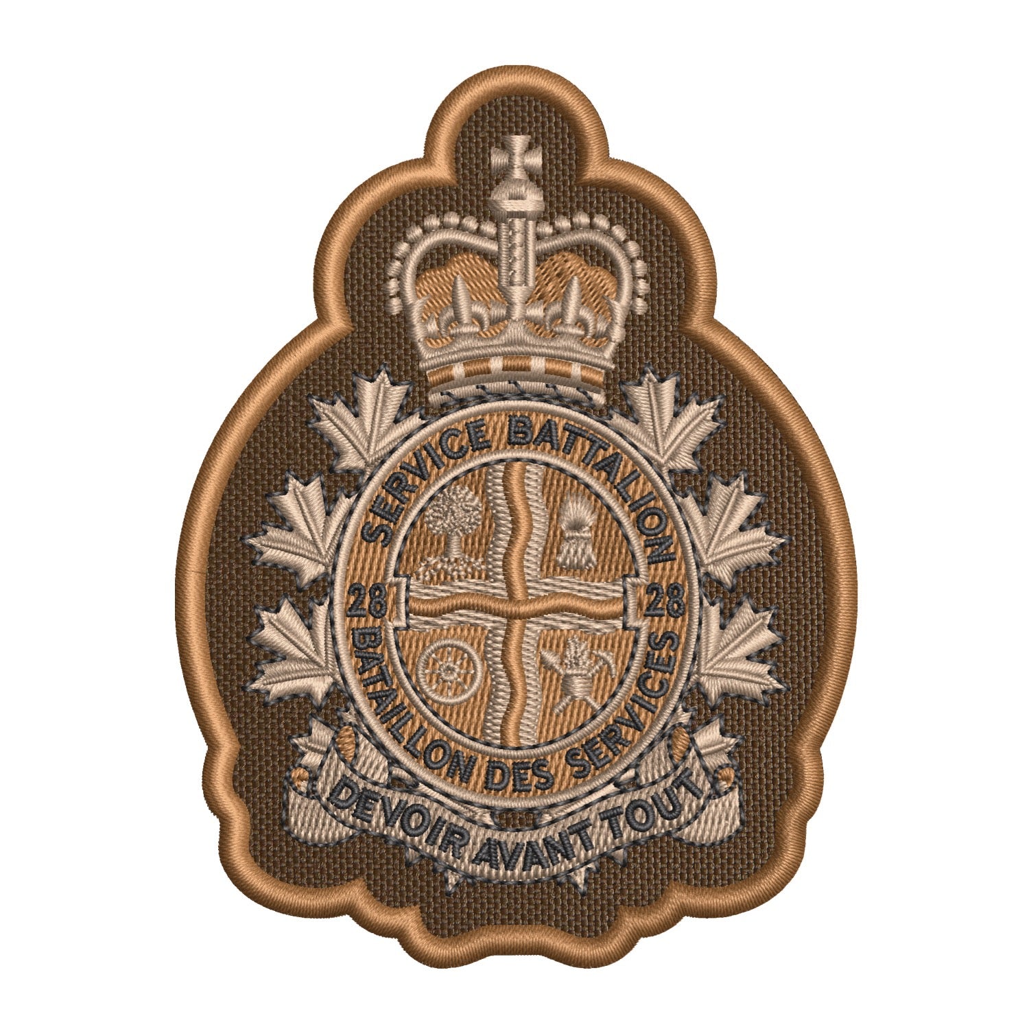 Military Crests: Service Battalion Badges