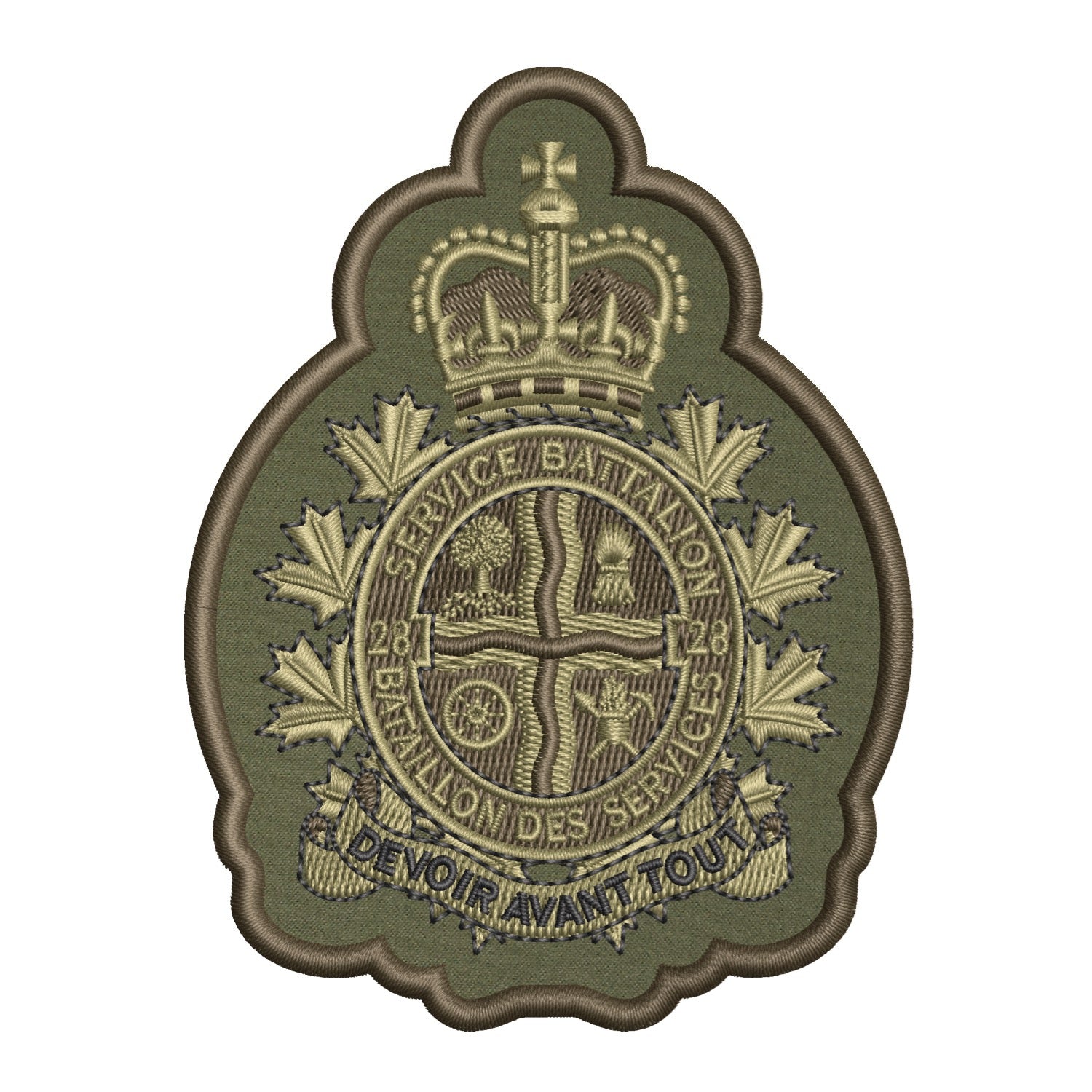 Military Crests: Service Battalion Badges