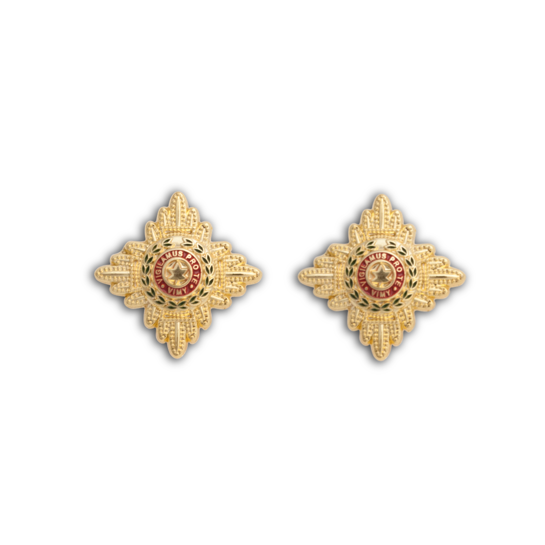 Metal Crown & Pip/Star - DEU rank
