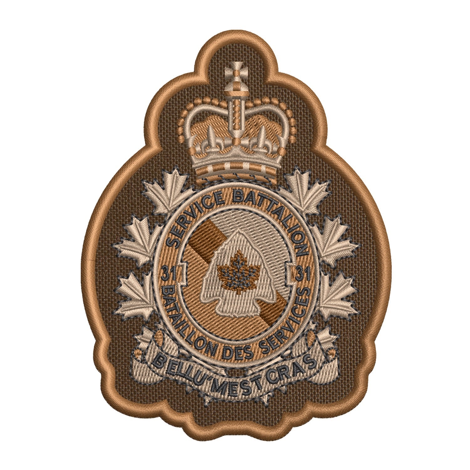 Military Crests: Service Battalion Badges