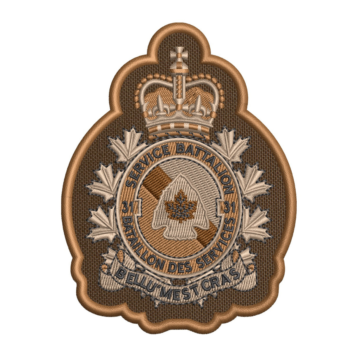 Military Crests: Service Battalion Badges