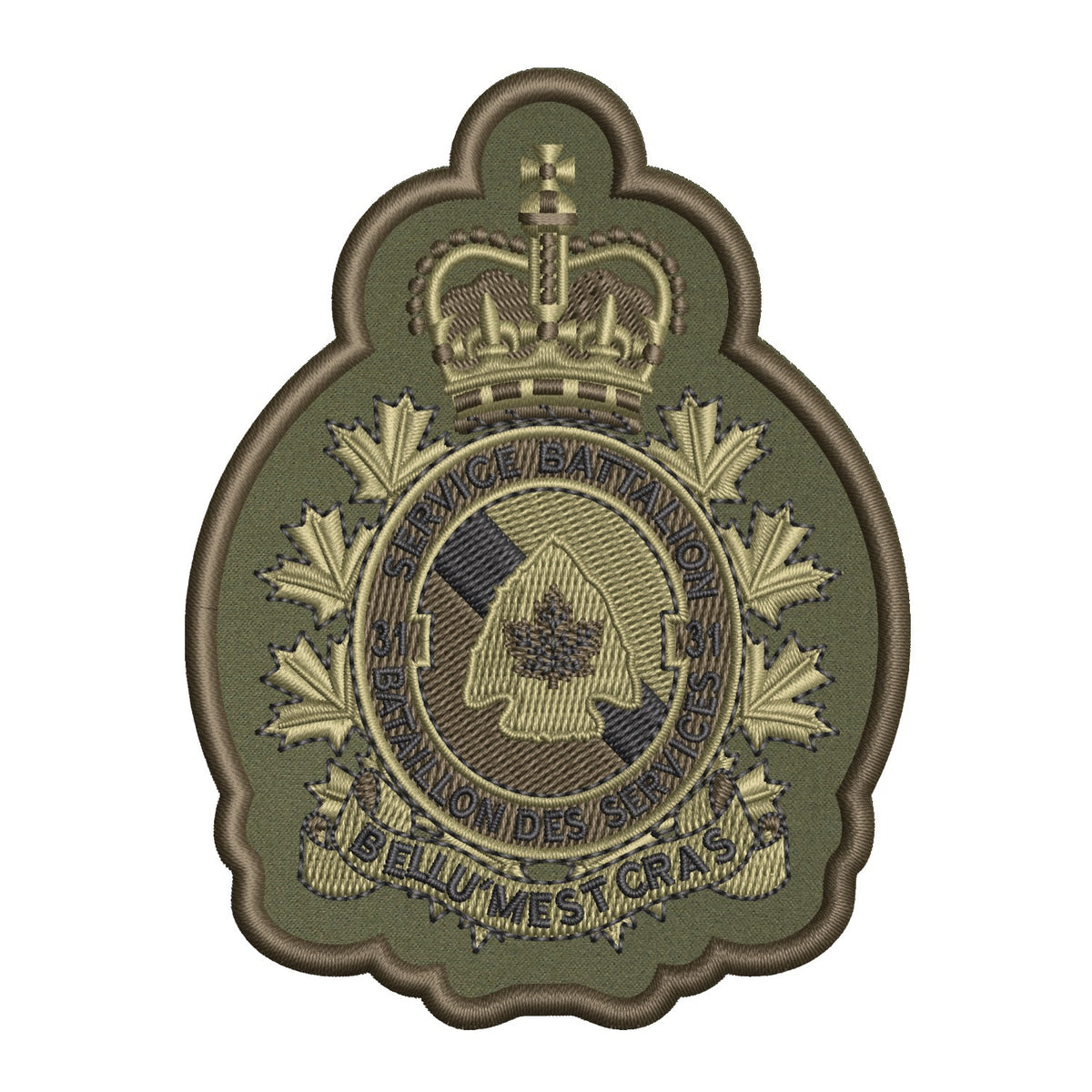 Military Crests: Service Battalion Badges