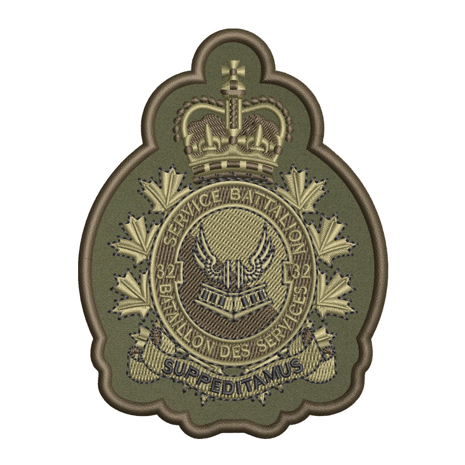 Military Crests: Service Battalion Badges
