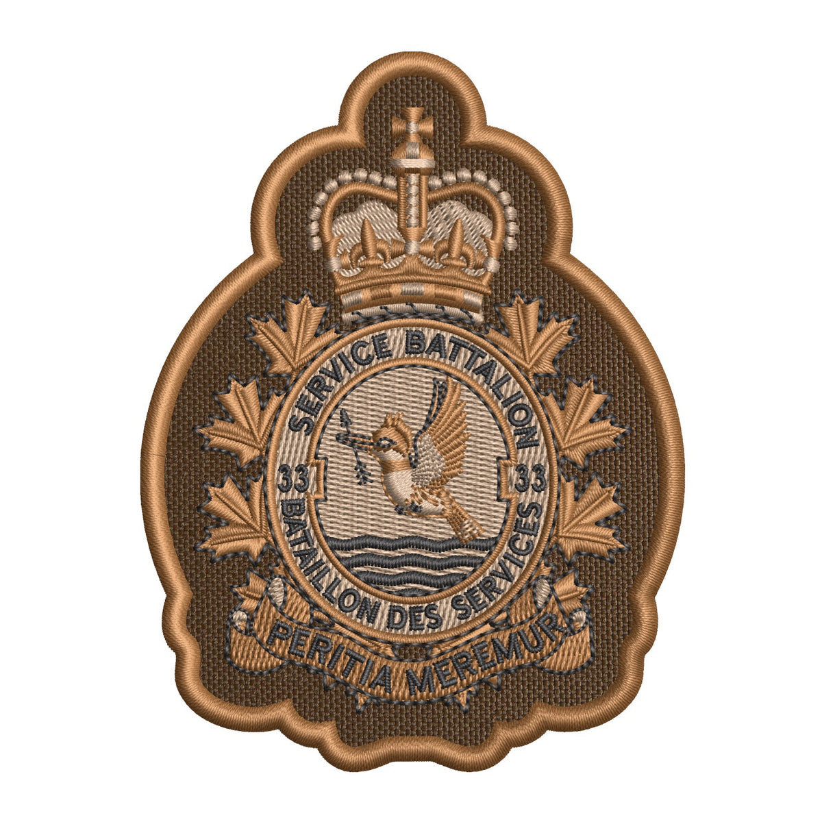 Military Crests: Service Battalion Badges