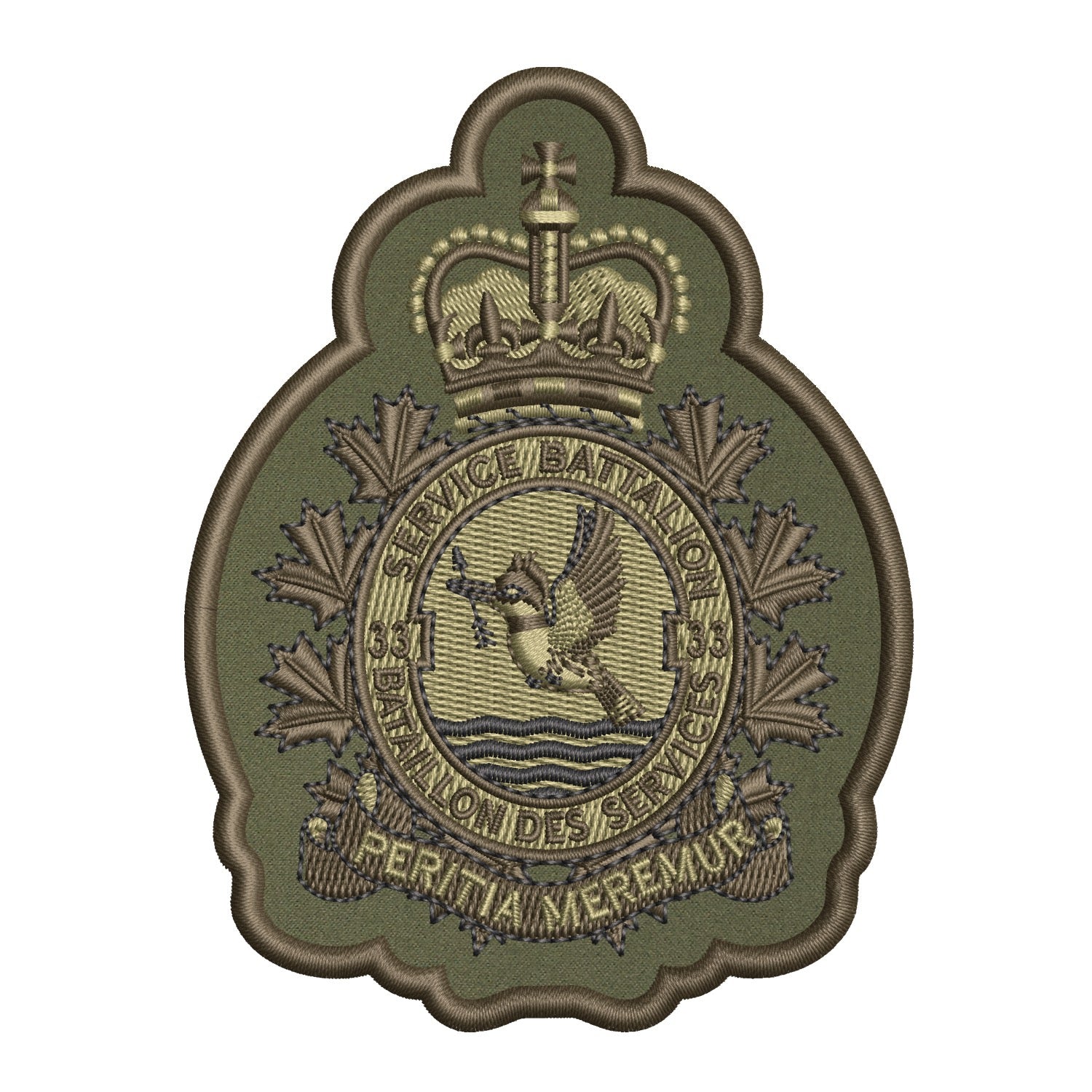 Military Crests: Service Battalion Badges