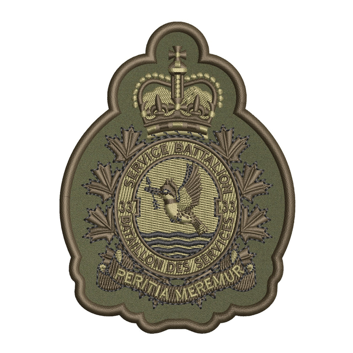 Military Crests: Service Battalion Badges