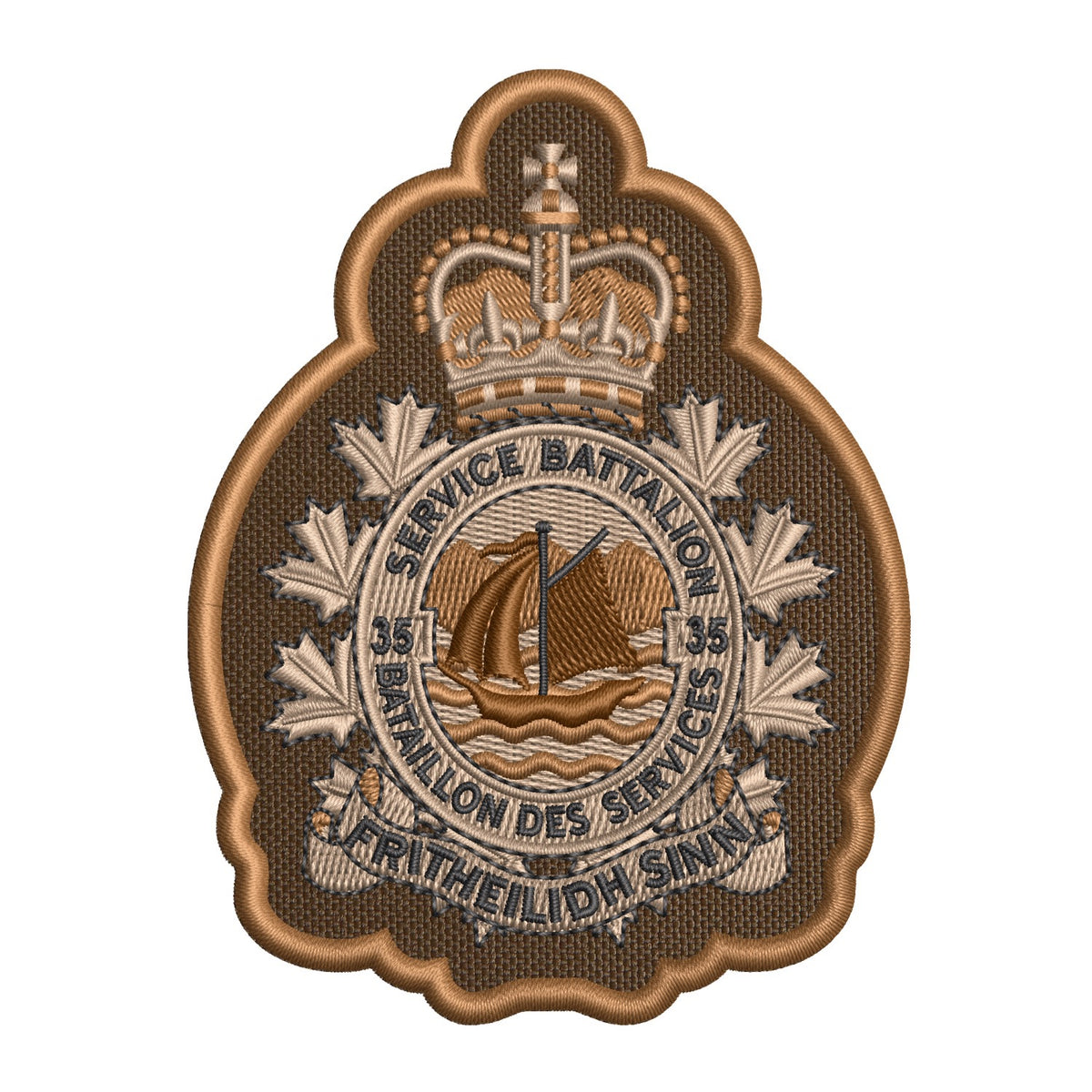 Military Crests: Service Battalion Badges