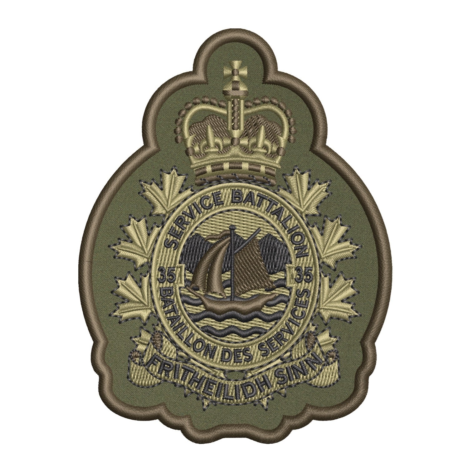 Military Crests: Service Battalion Badges