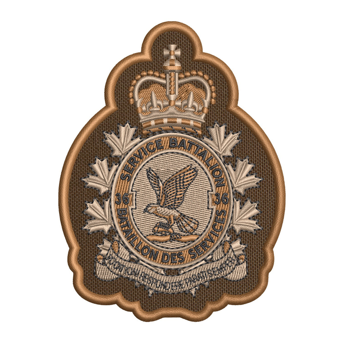 Military Crests: Service Battalion Badges