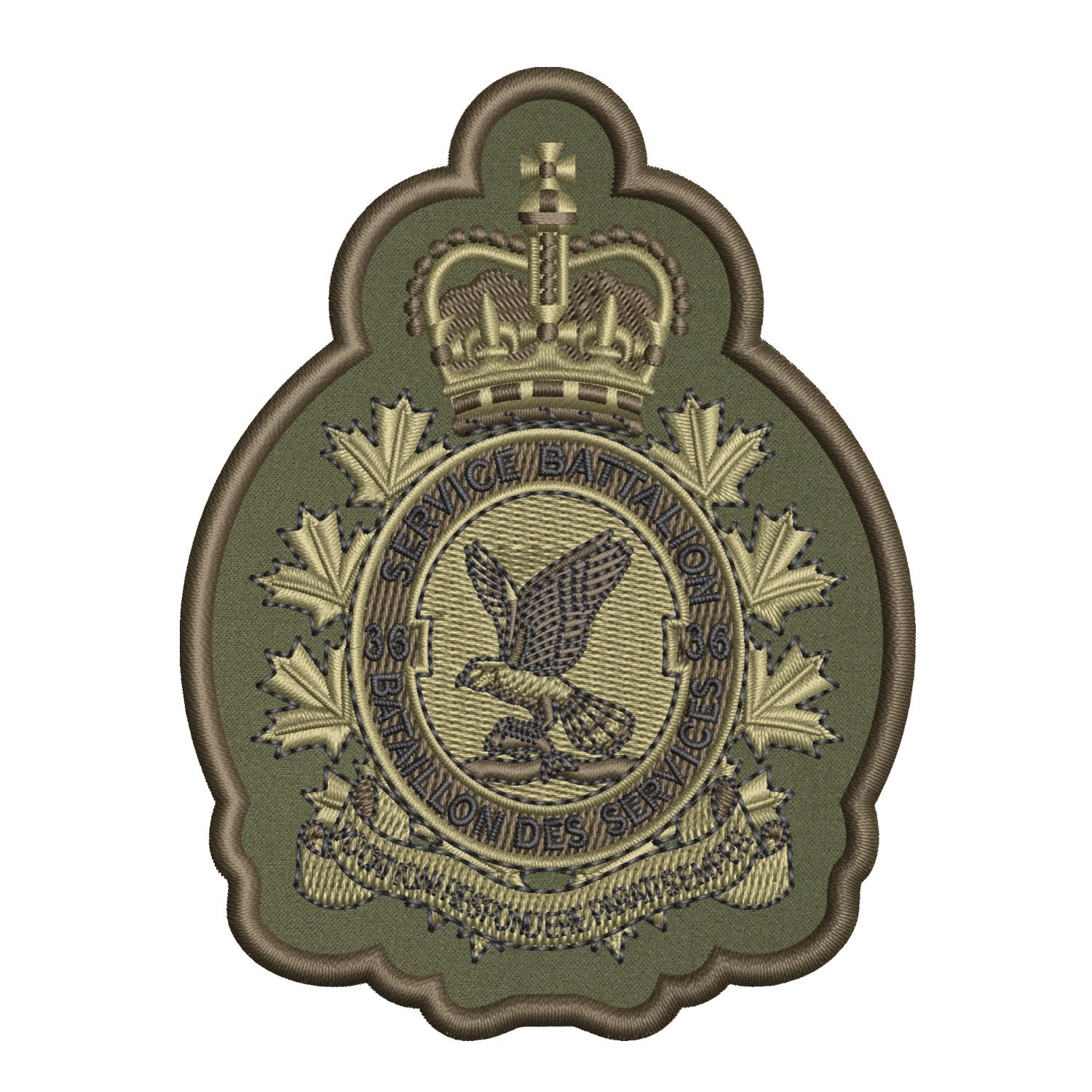 Military Crests: Service Battalion Badges