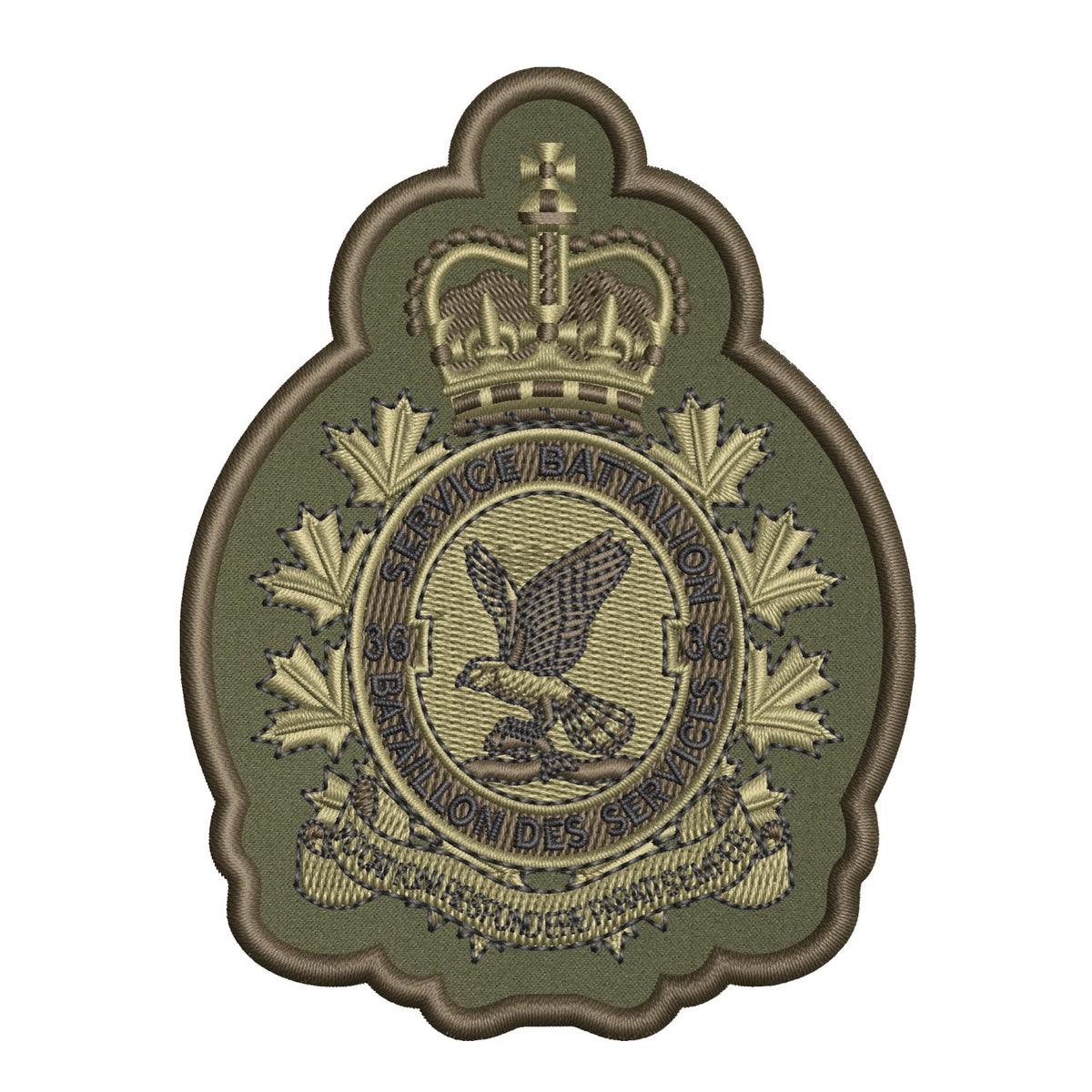 Military Crests: Service Battalion Badges