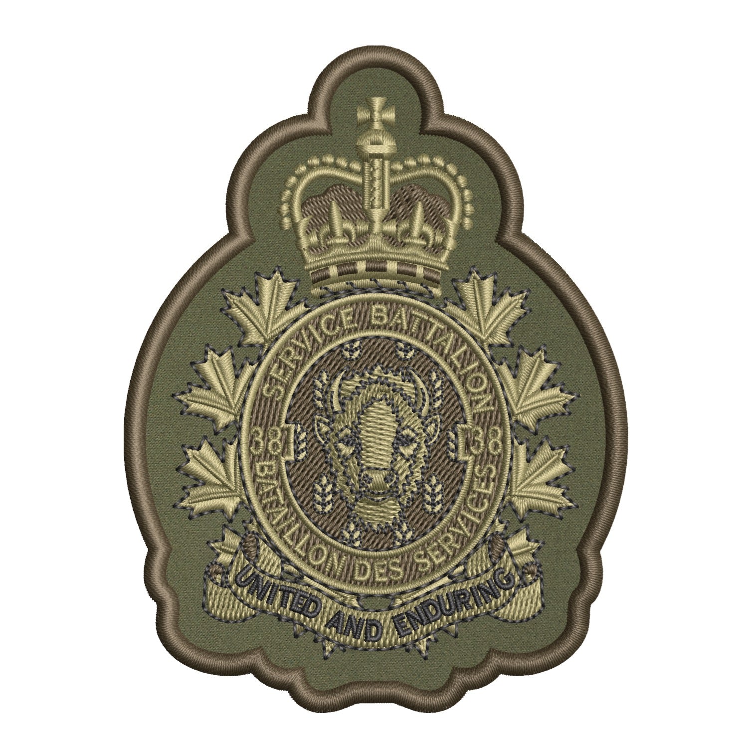 Military Crests: Service Battalion Badges