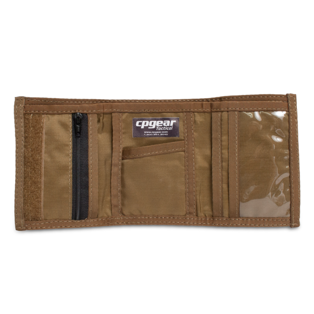 Zippered Trifold Wallet