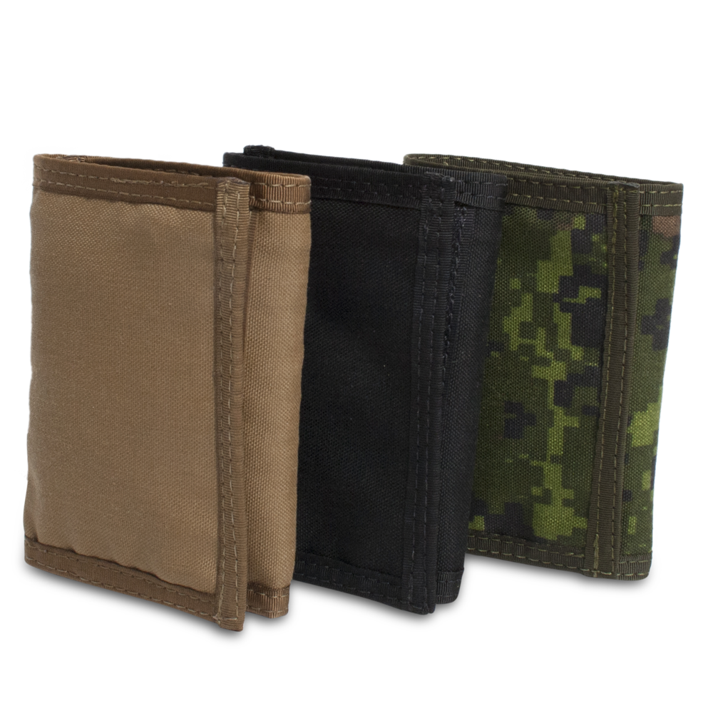 Zippered Trifold Wallet