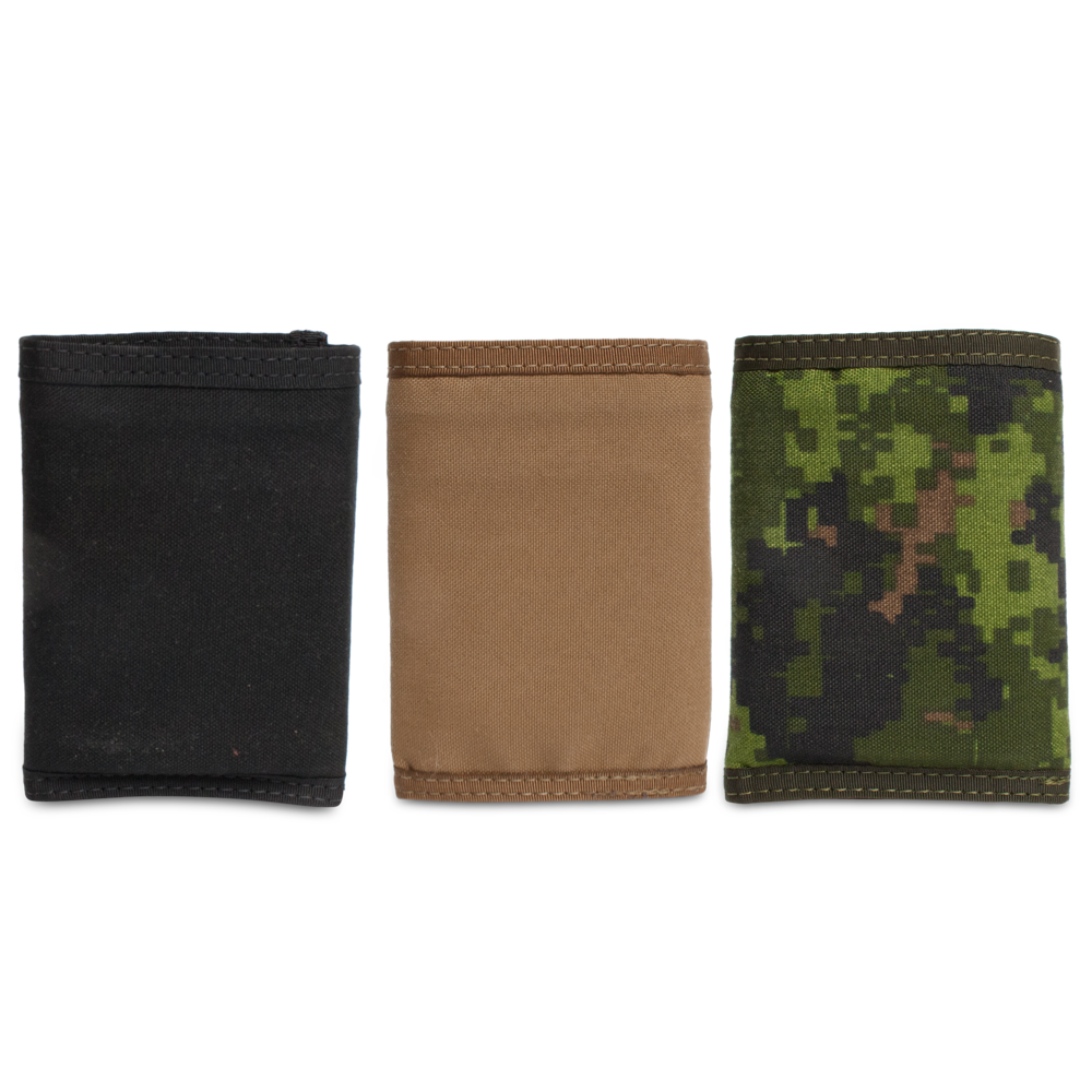 Zippered Trifold Wallet