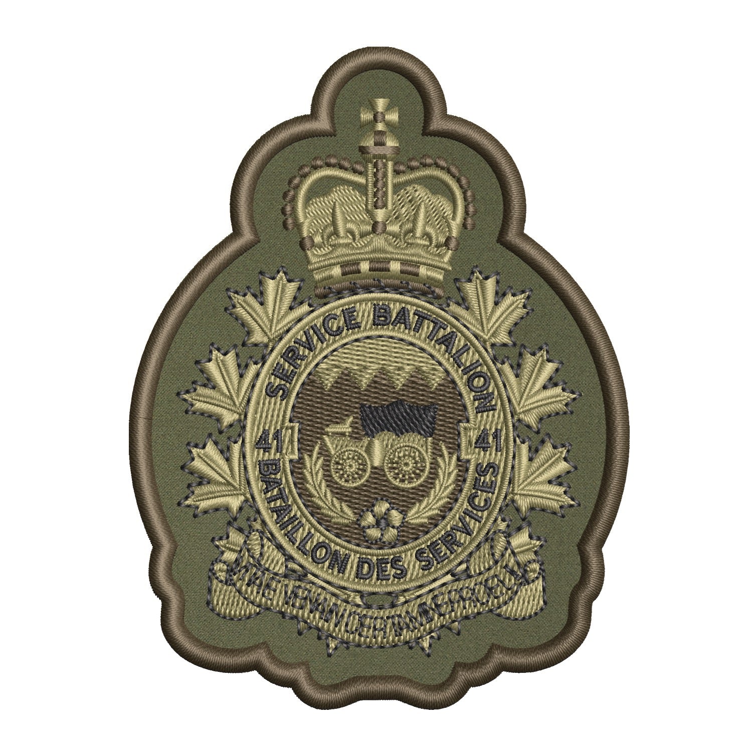 Military Crests: Service Battalion Badges