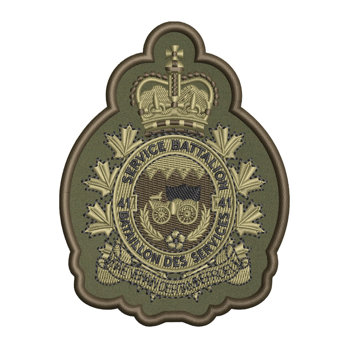 Military Crests: Service Battalion Badges