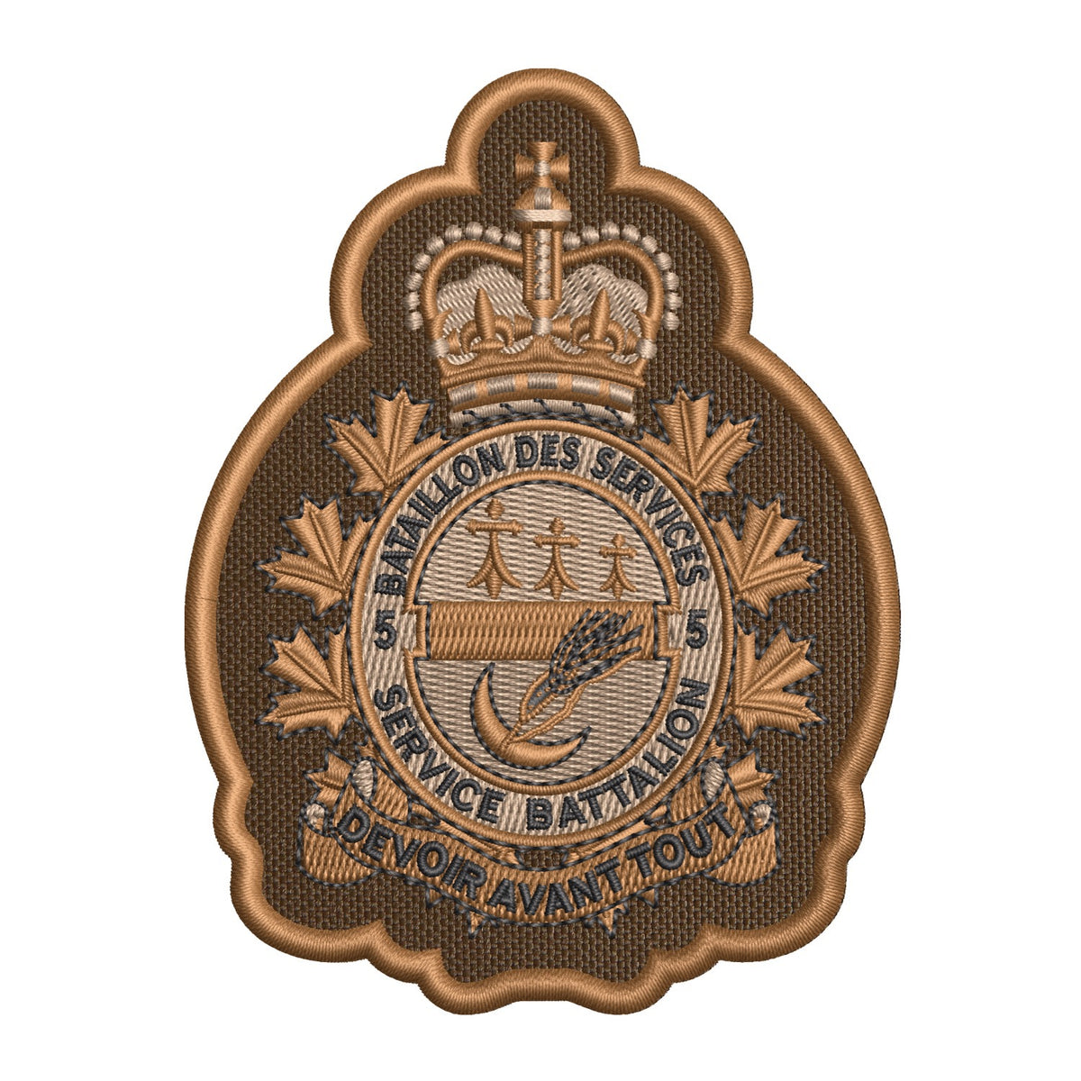 Military Crests: Service Battalion Badges