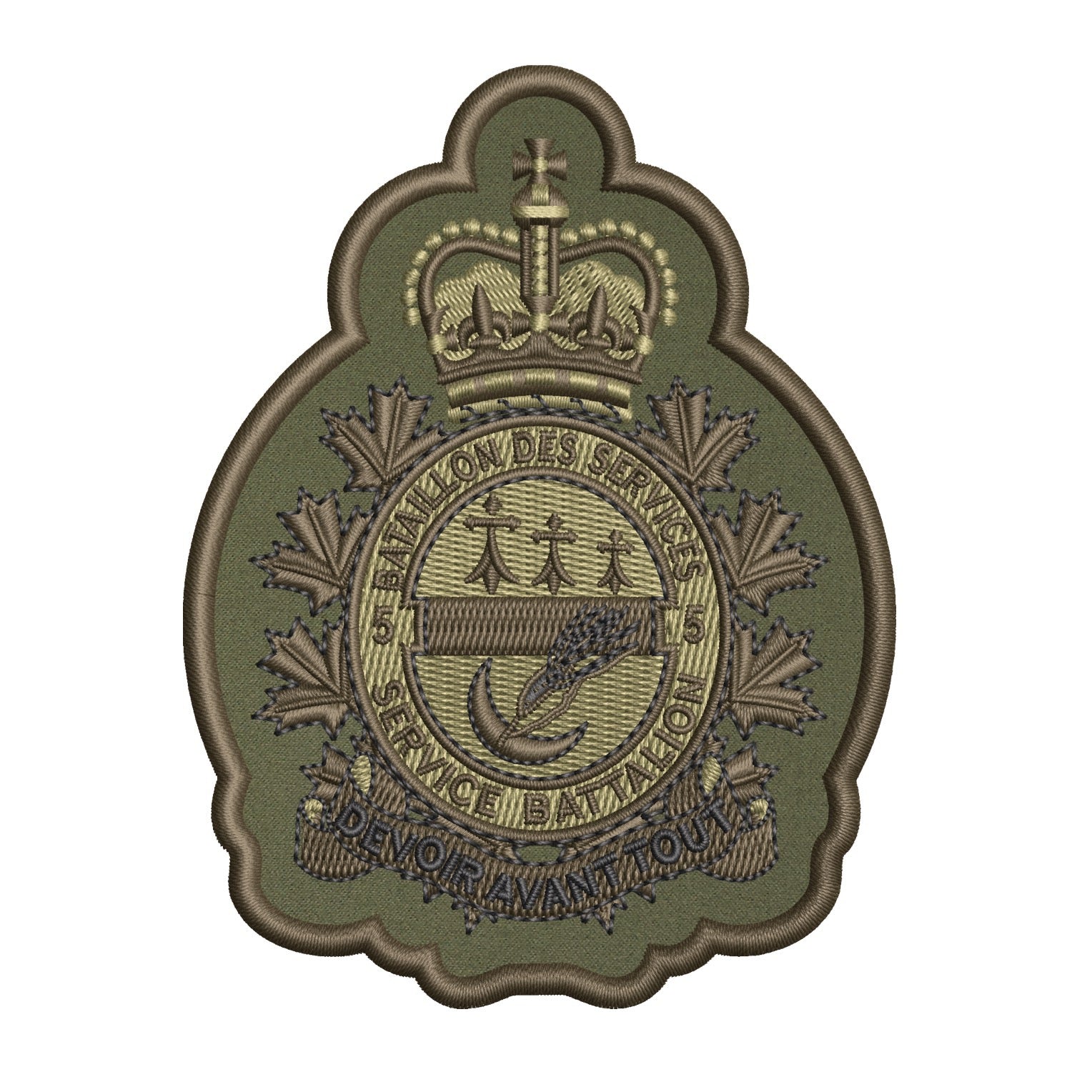Military Crests: Service Battalion Badges