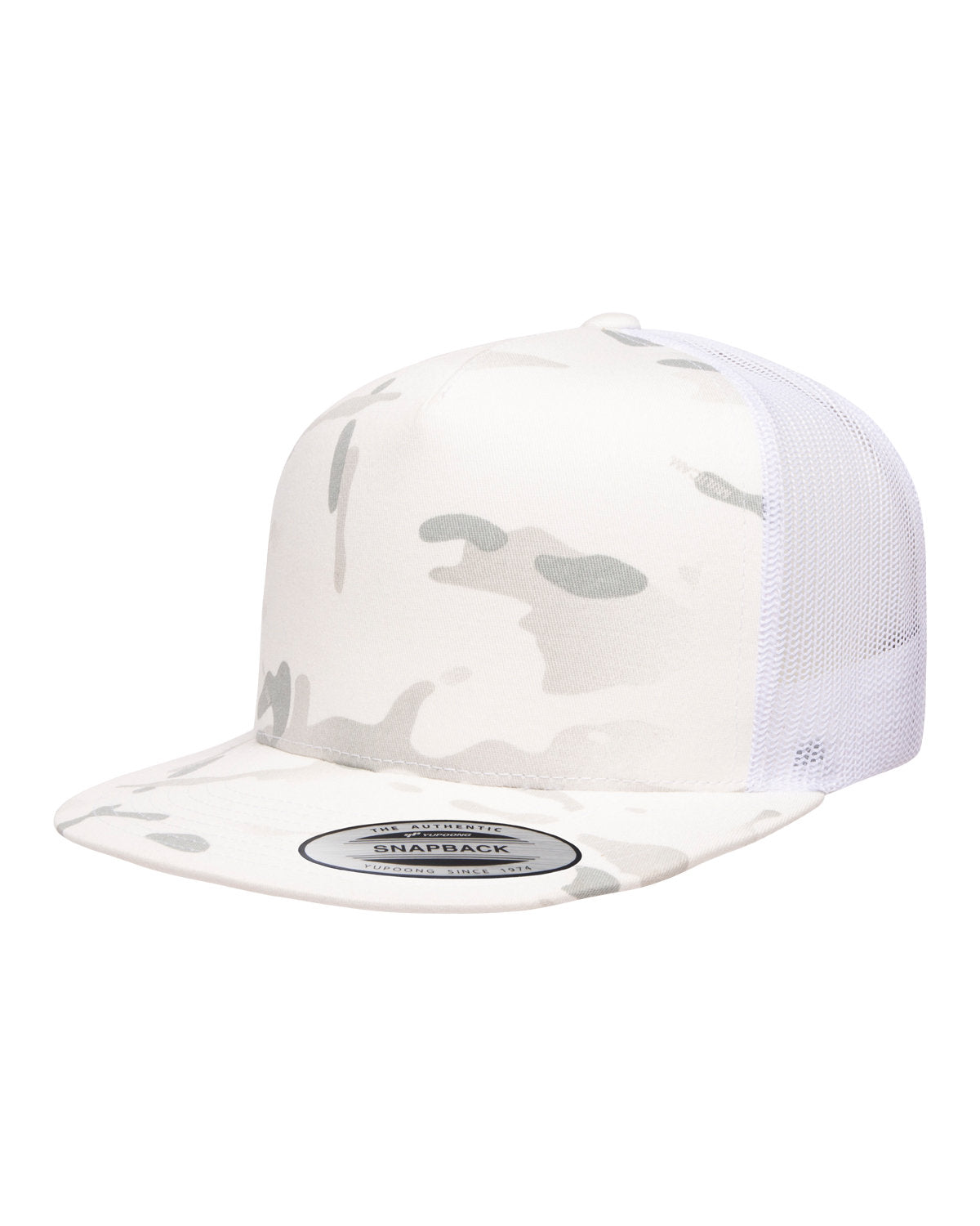 6606 Multicam 5-Panel Trucker Cap (43195 Black Multicam, Arid Multicam, etc...)
