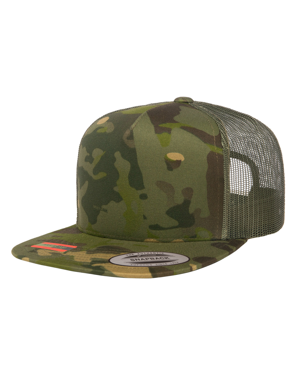 6606 Multicam 5-Panel Trucker Cap (43195 Black Multicam, Arid Multicam, etc...)