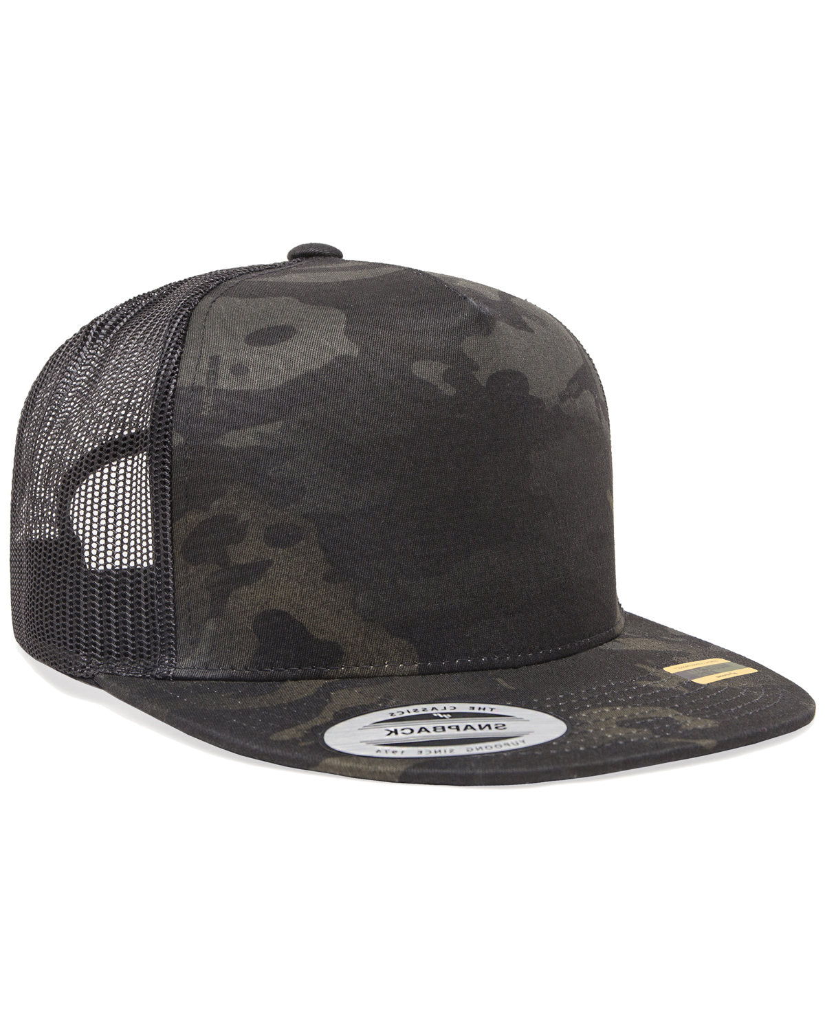 6606 Multicam 5-Panel Trucker Cap (43195 Black Multicam, Arid Multicam, etc...)