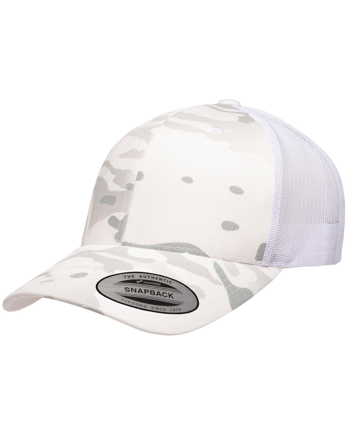Retro Trucker Multicam Snapback Cap