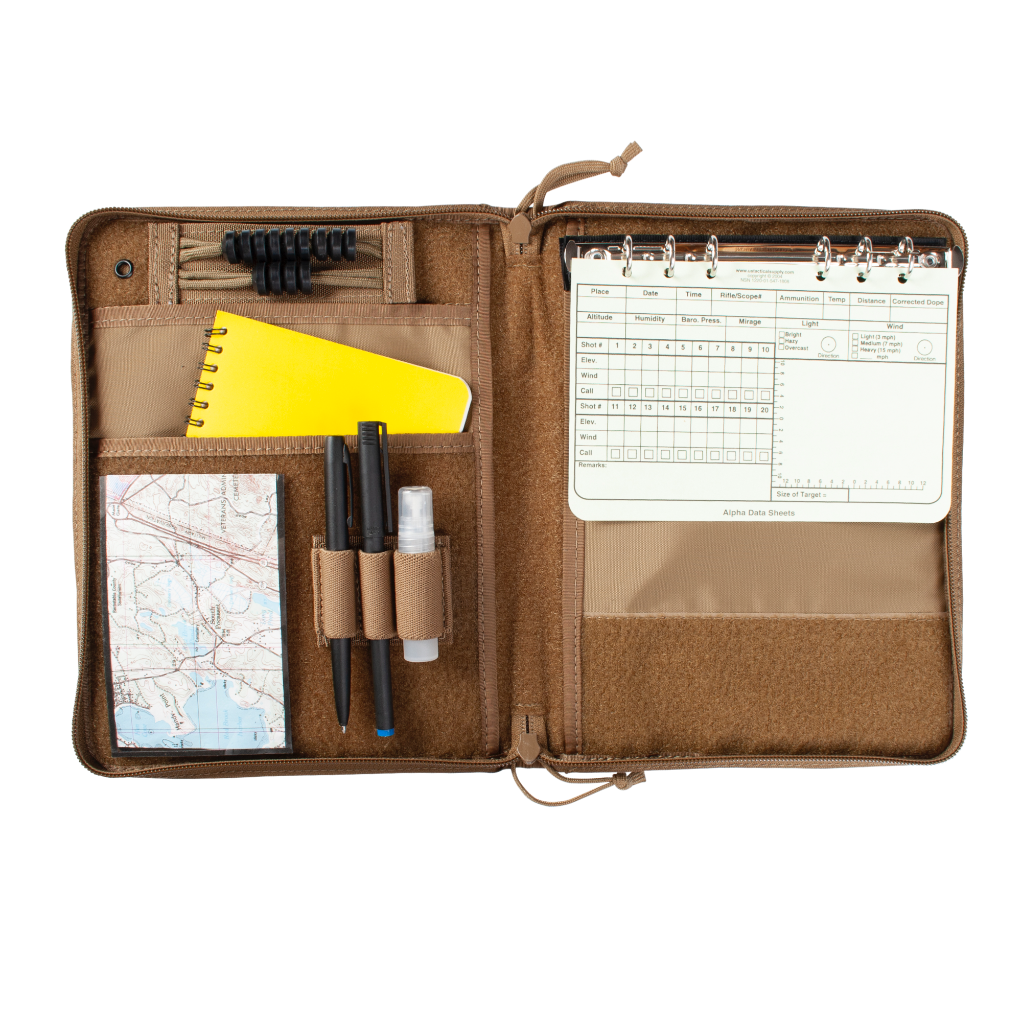 Detachable 6-Ring Binder Clip (Fits 6 hole, 4 ⅝ x 7inch paper)