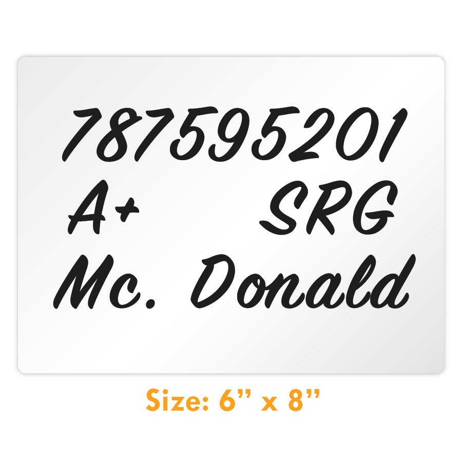 Detachable Mini Whiteboard/Dry Erase Board