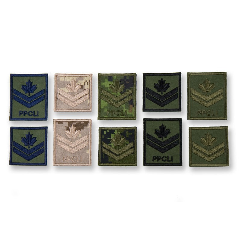 Square Rank Patch - Fits on Webbing