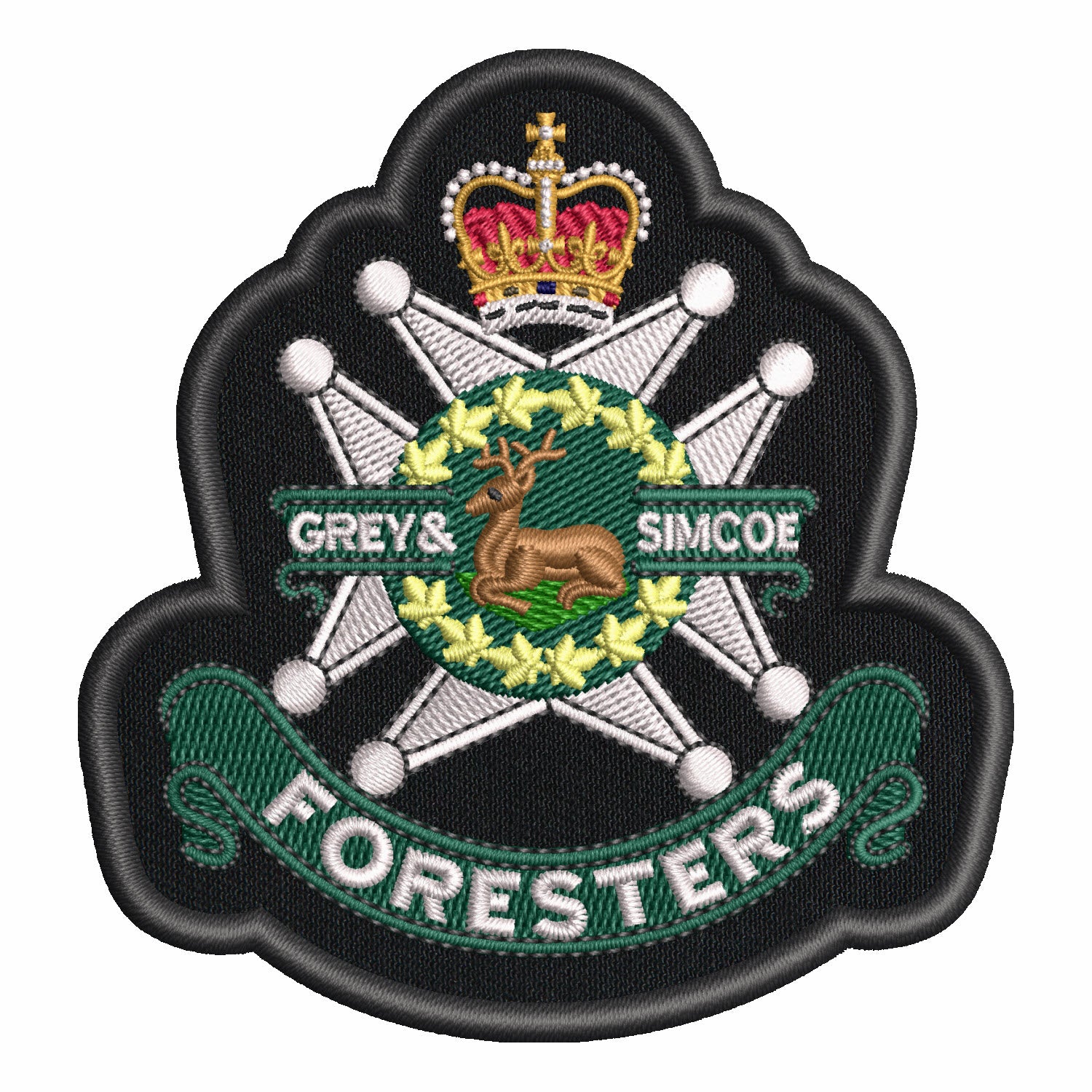 Grey and Simcoe Foresters Regimental Moral Crest