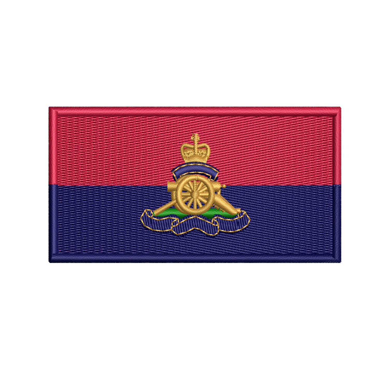 Military Flag Patches: Artillery Branch