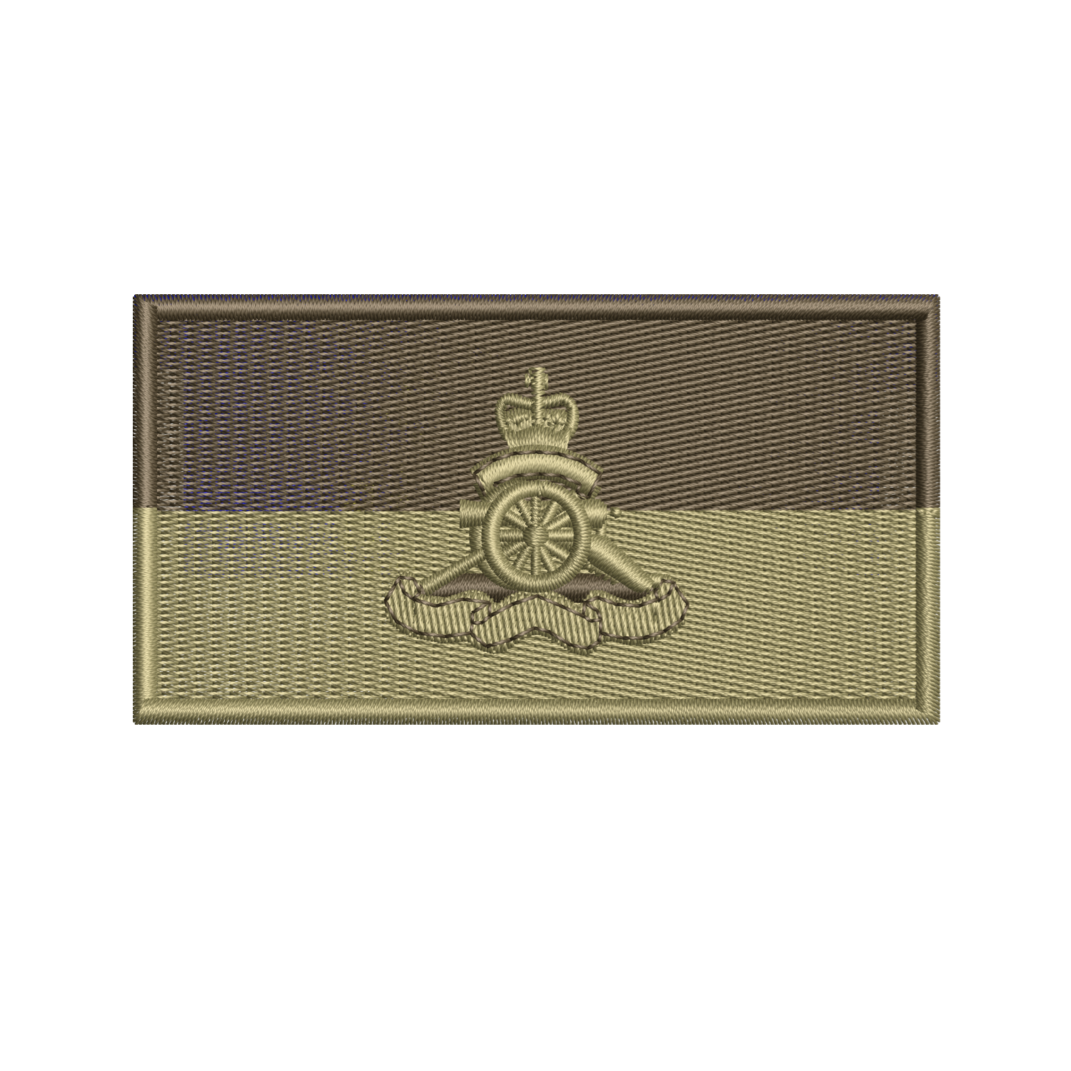 Military Flag Patches: Artillery Branch
